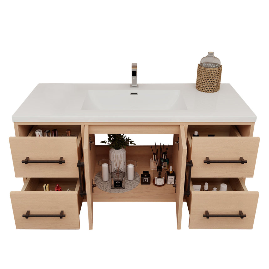Belgian Floating Vanity (Latest Model) - 2nd Generation (24"-84")