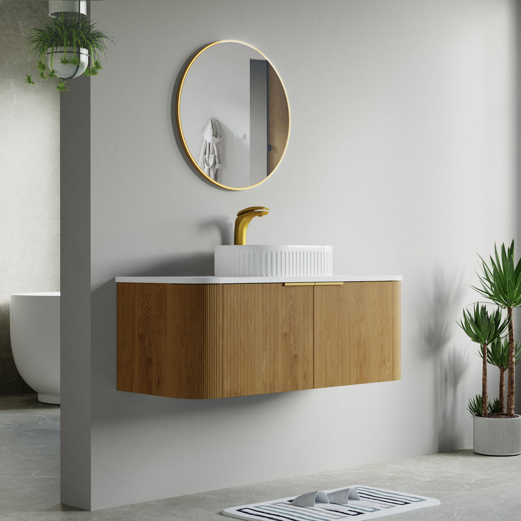 ELECWISH Wall Mounted 28 Inch Bathroom Vanity Wood Floating Cabinet ELECWISH Wall Mounted 28 Inch Bathroom Vanity Wood Floating Cabinet