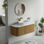 48 inch Bellezza Floating Vanity Oak Vessel