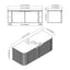 48 inch Bellezza Floating Vanity Vessel specs