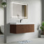 48 inch Bellezza Floating Vanity Walnut