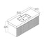 48 inch Bellezza Floating Vanity specs
