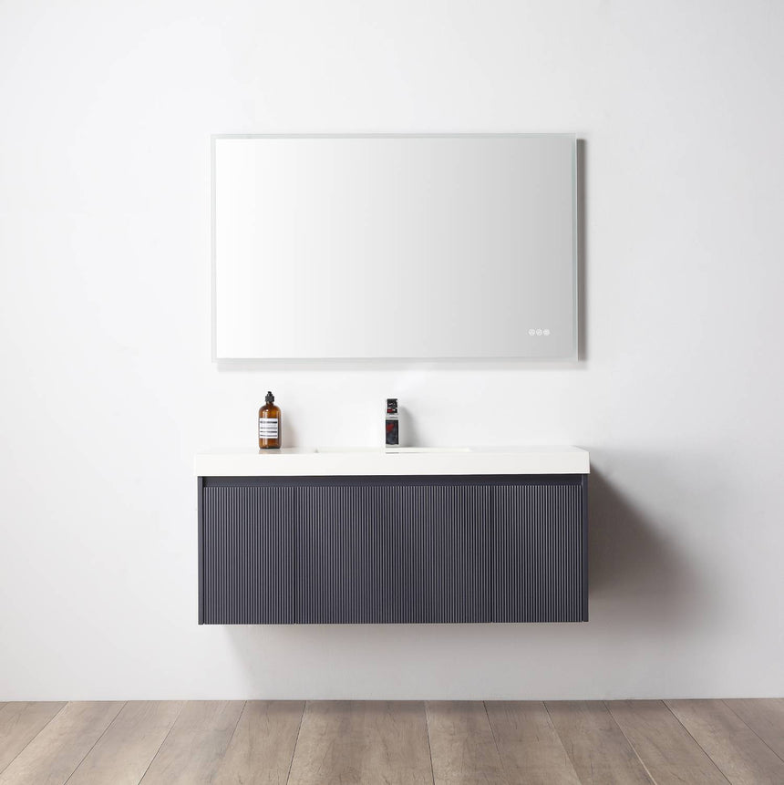 36 inch Chiara Floating Vanity Light Gray