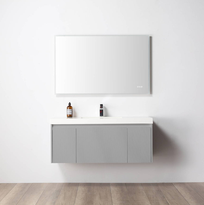 36 inch Chiara Floating Vanity Light Gray