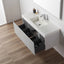 48 inch Chiara Floating Vanity Gray open drawer