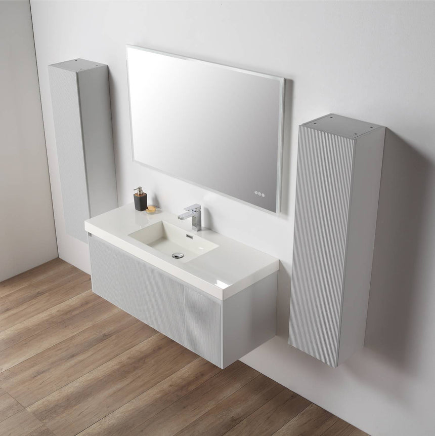 36 inch Chiara Floating Vanity Light Gray
