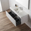 48 inch Chiara Floating Vanity White open drawer