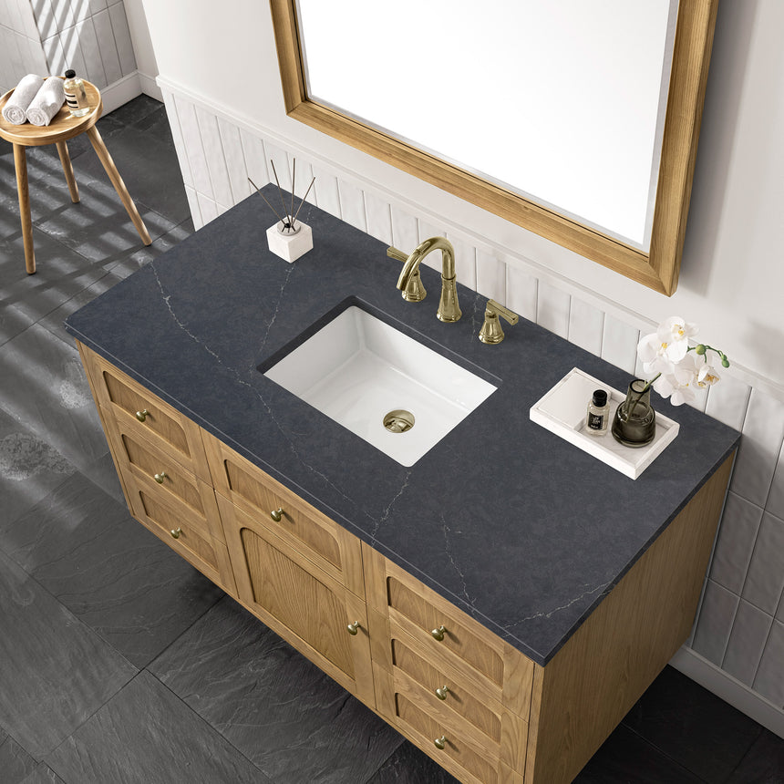 72 inch Essen Floating Vanity Carrara Marble