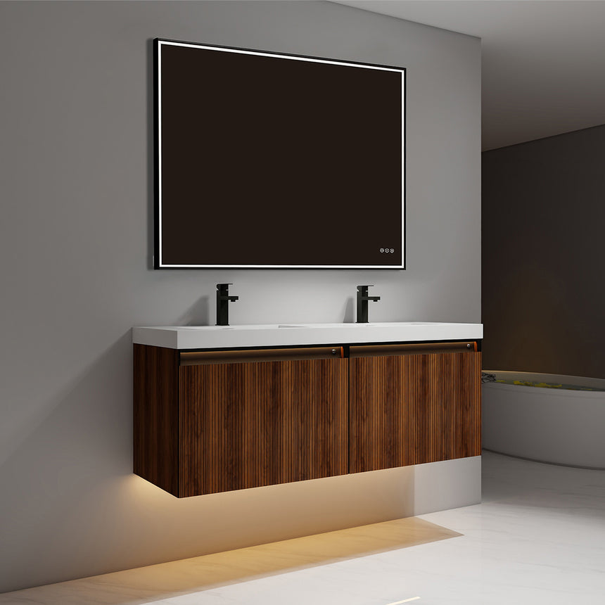 Harlow LED Floating Vanity (24"-72")