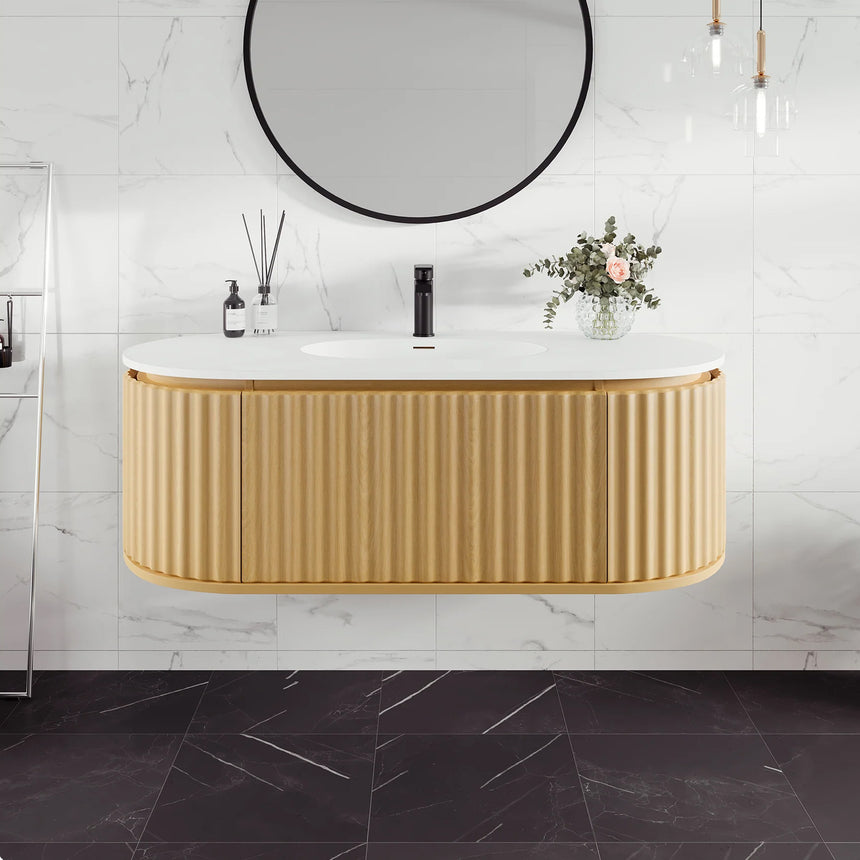 Larvotto Floating Vanity - Fluted (39"-72")