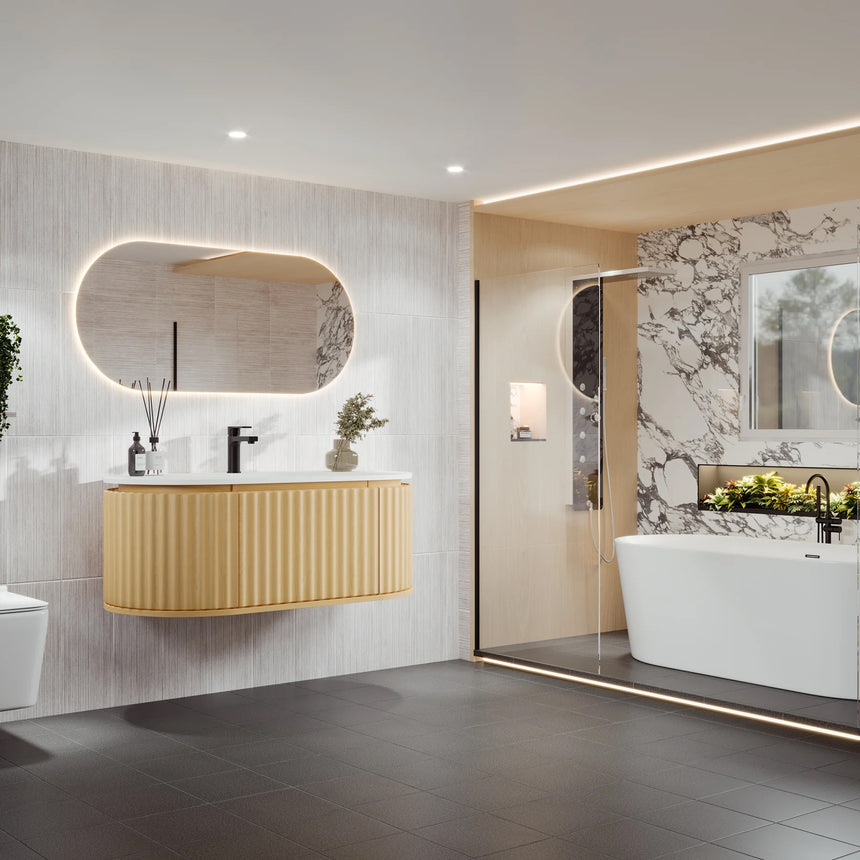 Larvotto Floating Vanity - Fluted (39"-72")