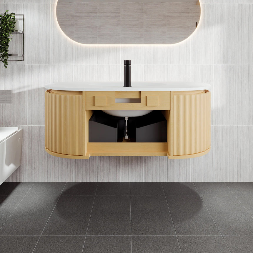 Larvotto Floating Vanity - Fluted (39"-72")