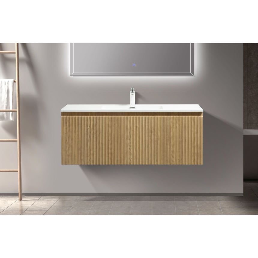 Legnica Floating Vanity - Fluted (24"-48")