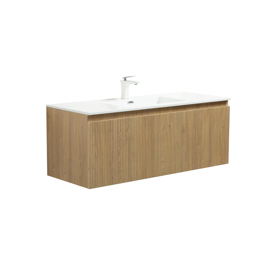 Legnica Floating Vanity - Fluted (24"-48")
