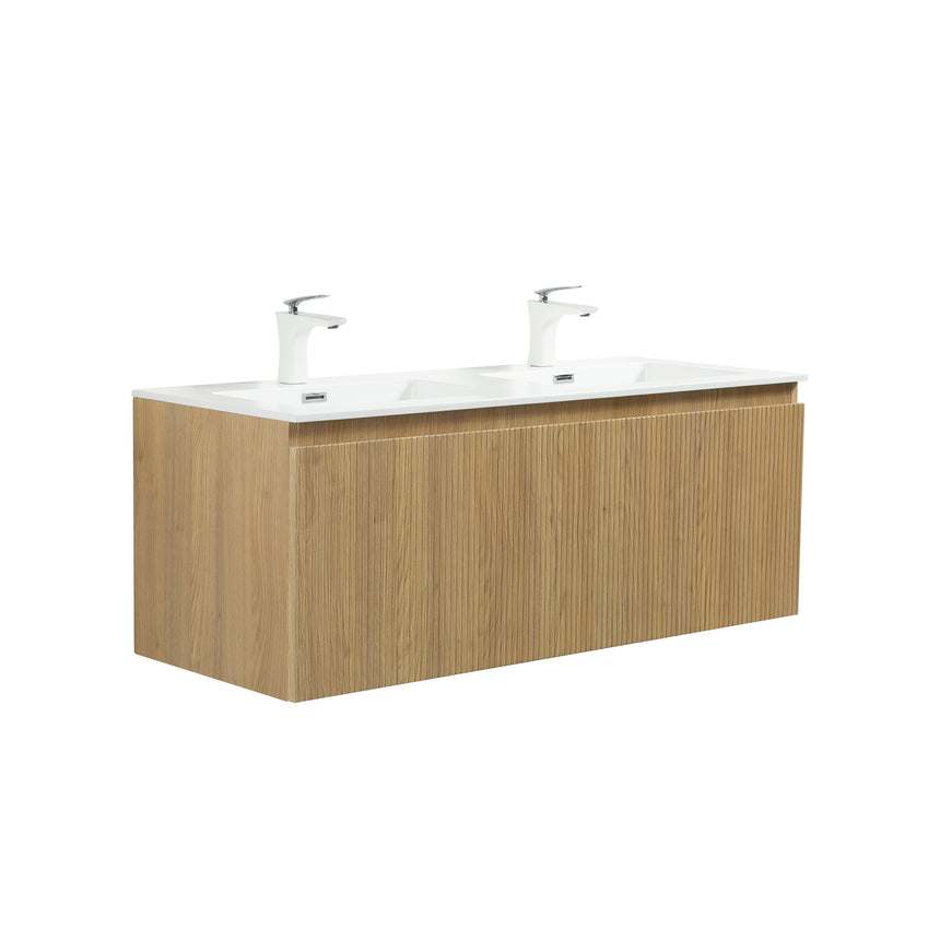 Legnica Floating Vanity - Fluted (24"-48")