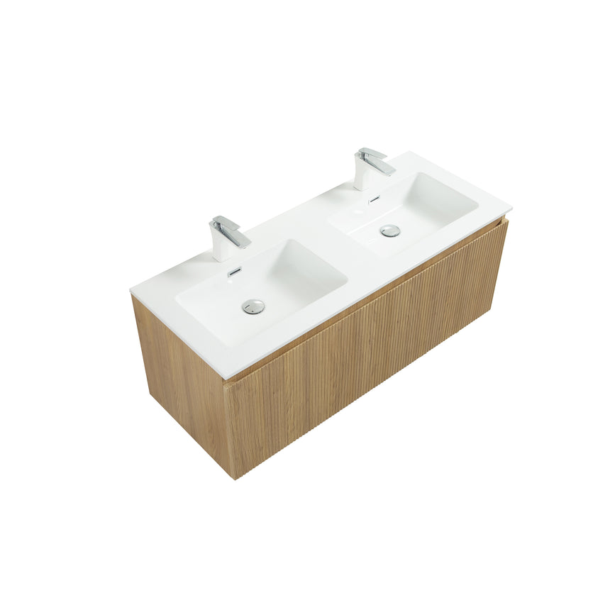 Legnica Floating Vanity - Fluted (24"-48")