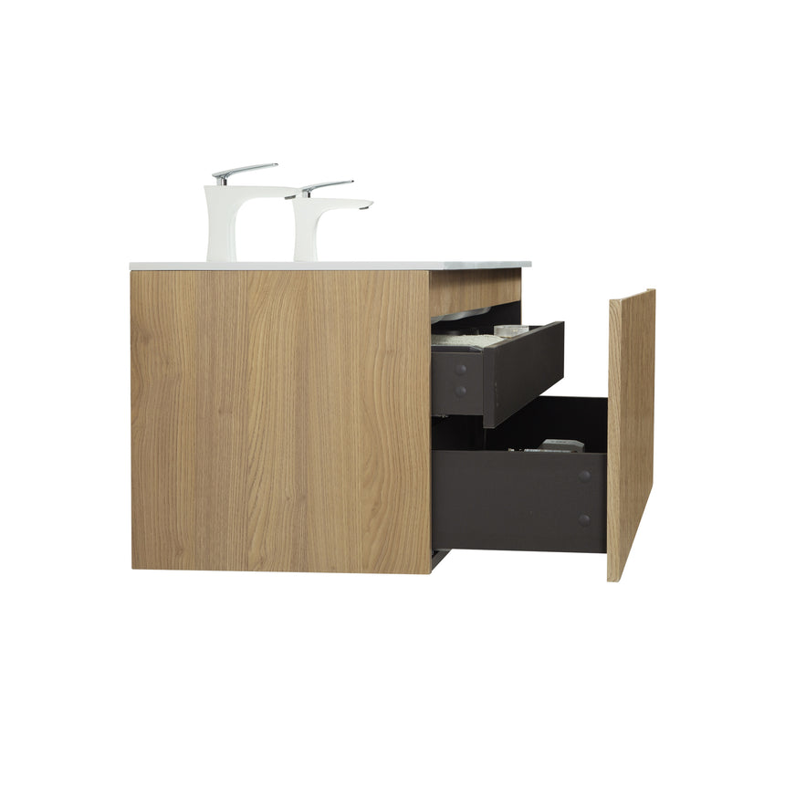 Legnica Floating Vanity - Fluted (24"-48")