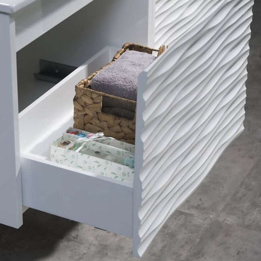 48 inch Marseille Floating Vanity Gloss White