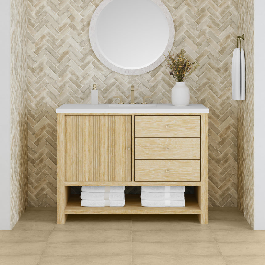 Rathenow Mid-Century Modern Vanity (48"-72")
