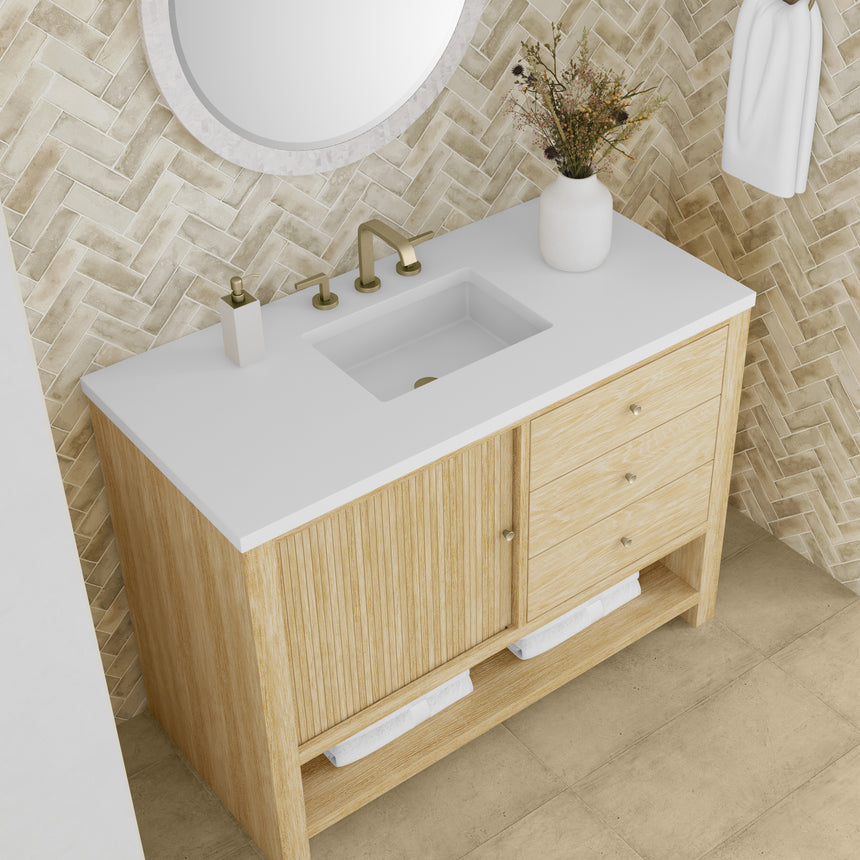 Rathenow Mid-Century Modern Vanity (48"-72")