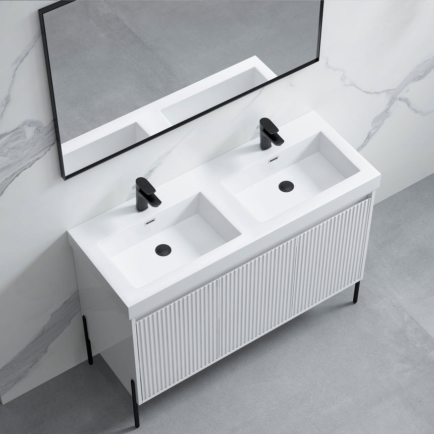 48D inch Bayford modern vanity Walnut