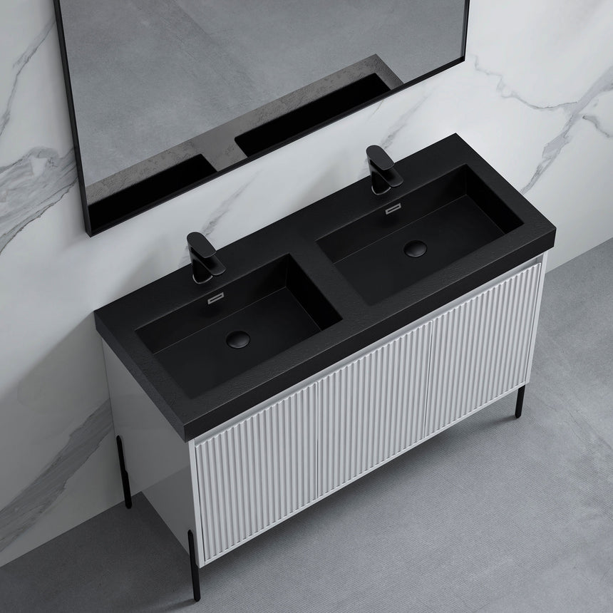 48D inch Bayford modern vanity Walnut
