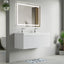 48D inch Bellezza Floating Vanity Matte White