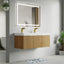 48D inch Bellezza Floating Vanity Oak