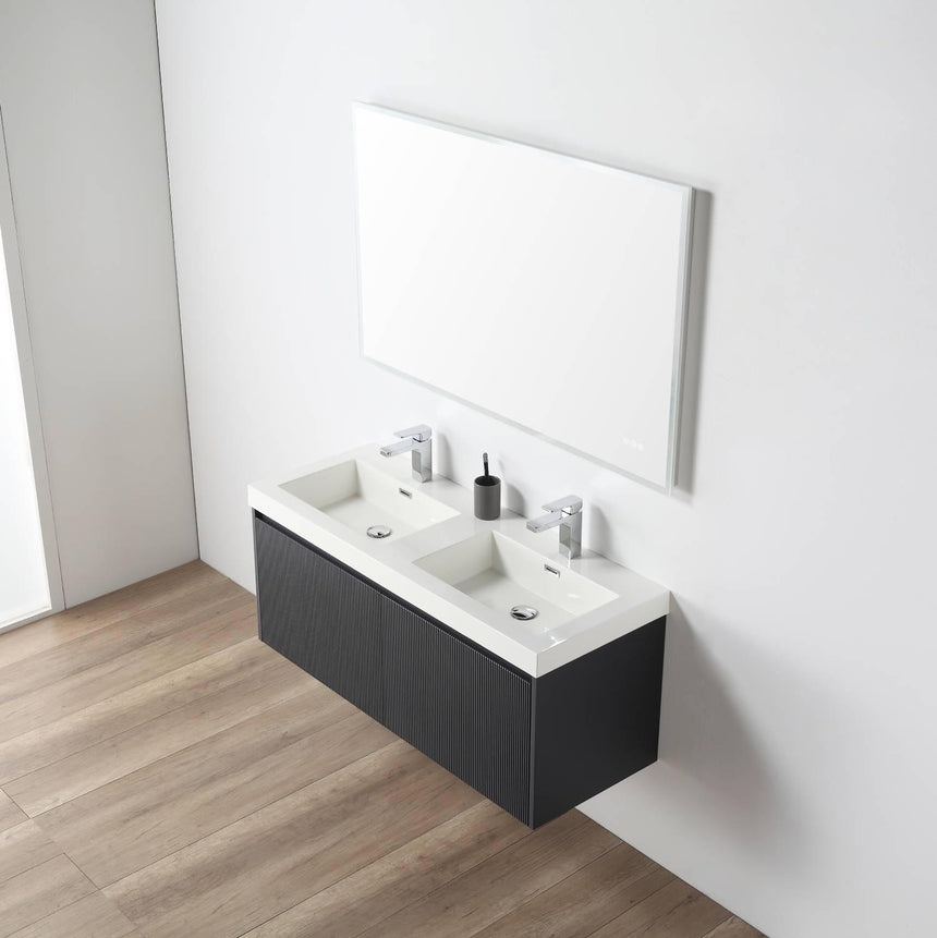 36 inch Chiara Floating Vanity Light Gray