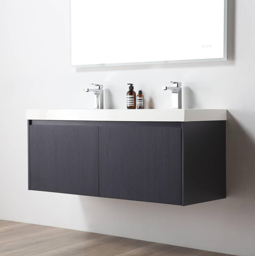 36 inch Chiara Floating Vanity Light Gray