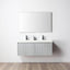 48D inch Chiara Floating Vanity Gray