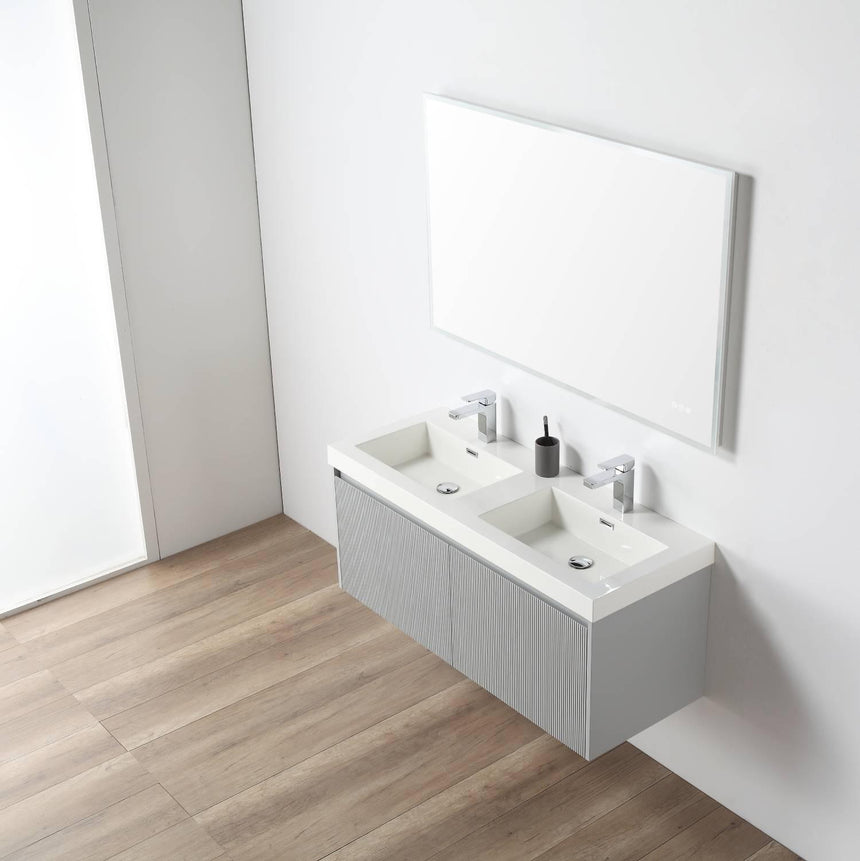 36 inch Chiara Floating Vanity Light Gray