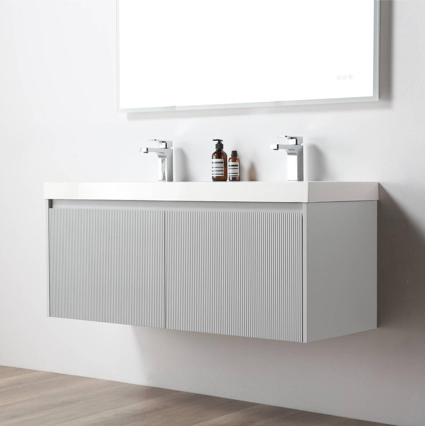 36 inch Chiara Floating Vanity Light Gray