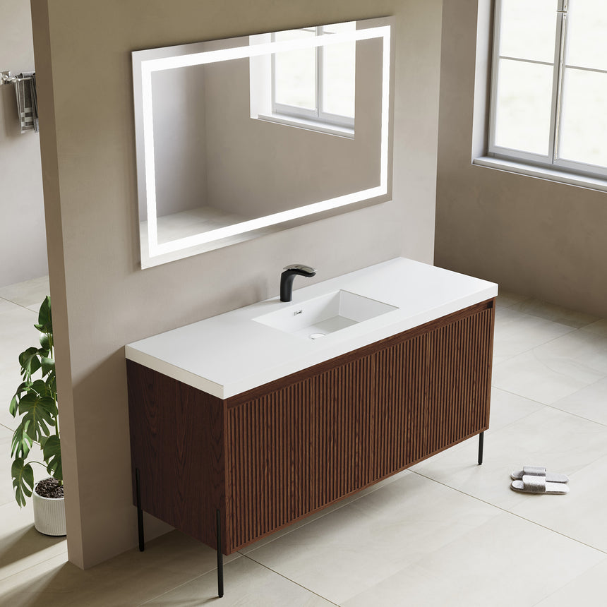 48D inch Bayford modern vanity Walnut