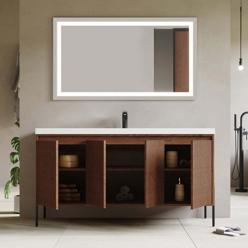 48D inch Bayford modern vanity Walnut