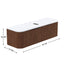60 inch Bellezza Floating Vanity Walnut Vessel