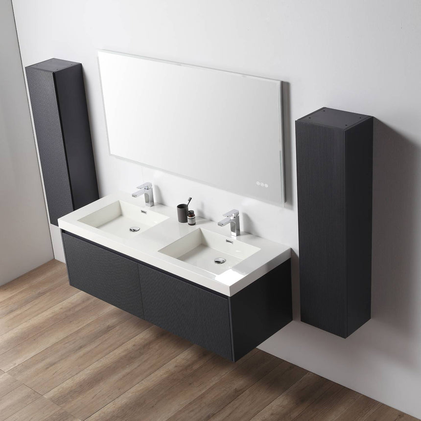 36 inch Chiara Floating Vanity Light Gray