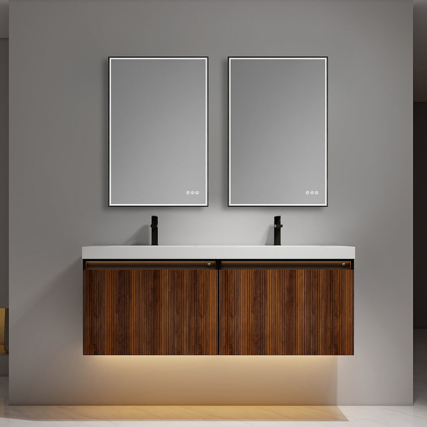 Harlow LED Floating Vanity (24"-72")