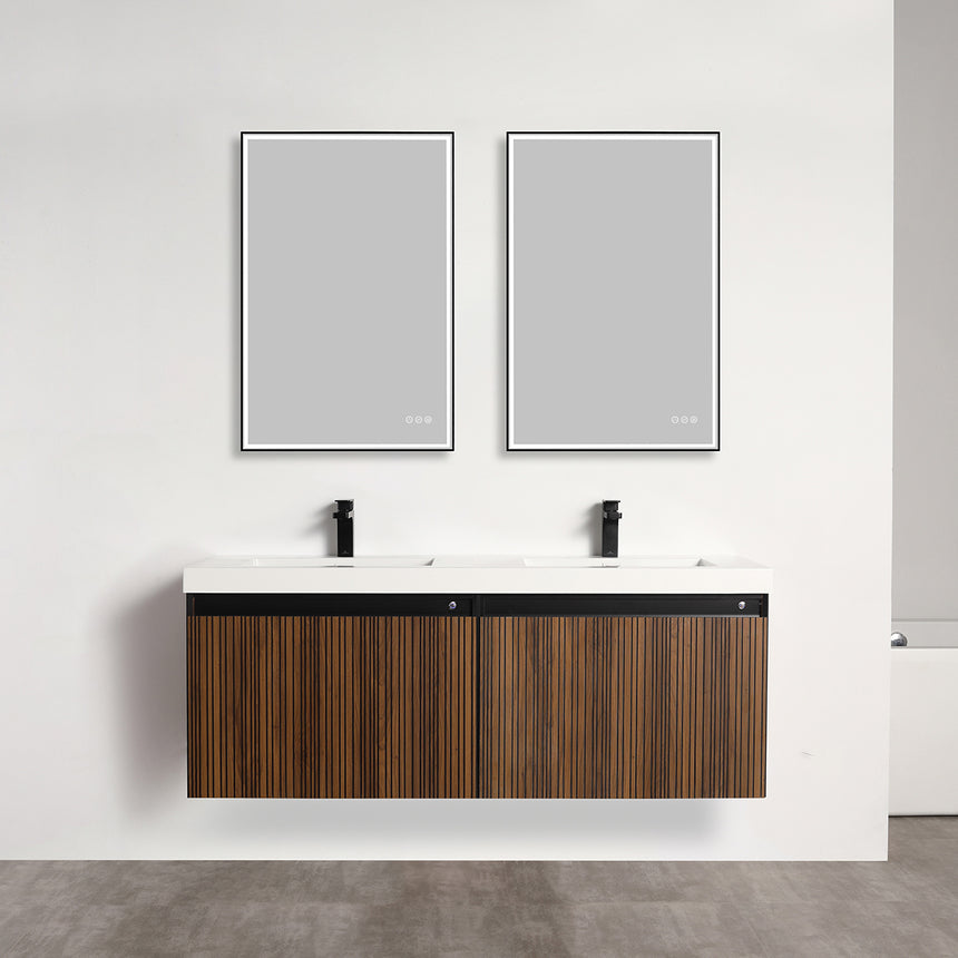Harlow LED Floating Vanity (24"-72")