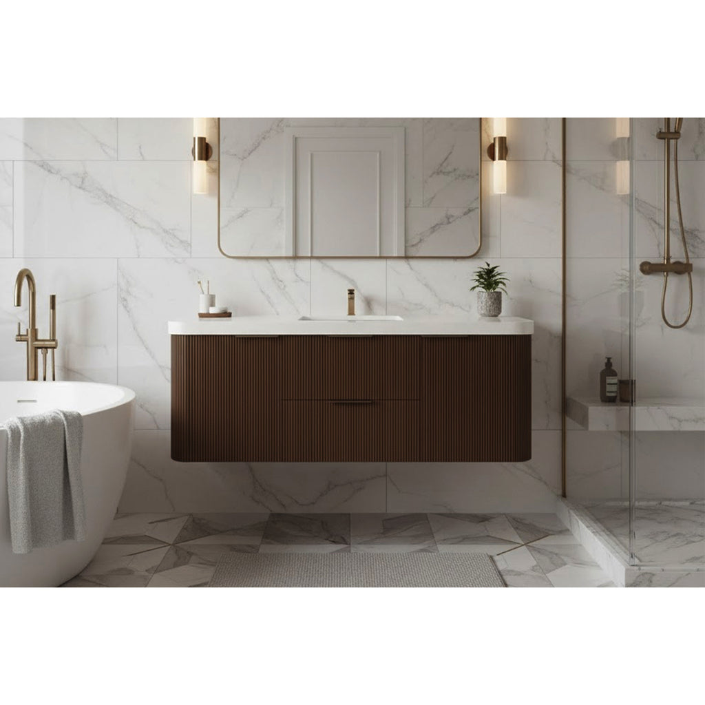 Floating Bathroom Vanities | 24–84 Inch Wall Mounted Vanity with Sink ...