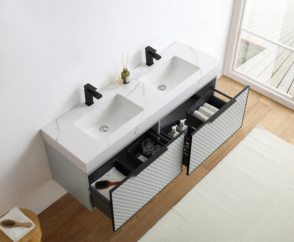 San Carlos Floating Vanity (48"72") O&N Floating Vanity