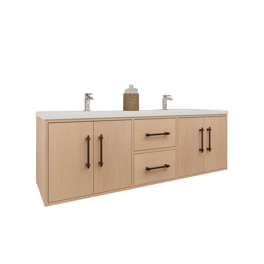 Belgian Floating Vanity (Latest Model) - 2nd Generation (24"-84")