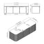 60D inch Bellezza Floating Vanity Vessel specs