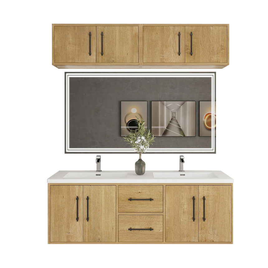 Belgian Floating Vanity (Latest Model) - 2nd Generation (24"-84")