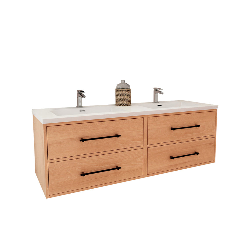 Belgian Floating Vanity (Latest Model) - 2nd Generation (24"-84")