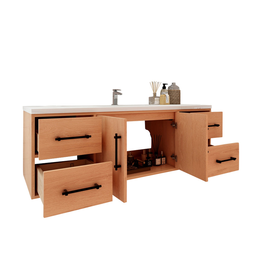 Belgian Floating Vanity (Latest Model) - 2nd Generation (24"-84")