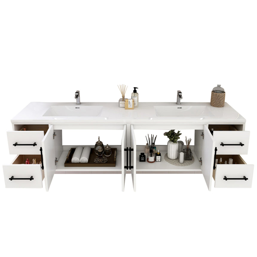 Belgian Floating Vanity (Latest Model) - 2nd Generation (24"-84")