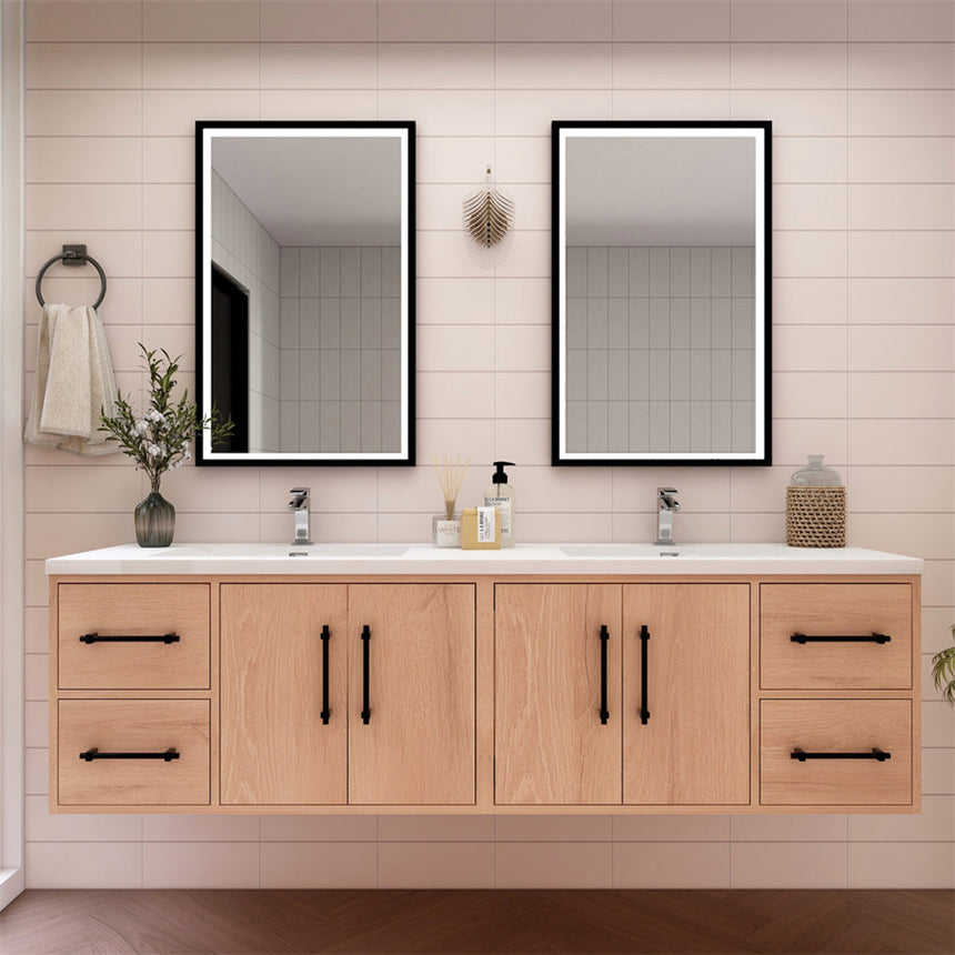 Belgian Floating Vanity (Latest Model) - 2nd Generation (24"-84")