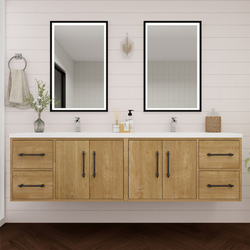 Belgian Floating Vanity (Latest Model) - 2nd Generation (24"-84")
