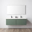 72 inch Chiara Floating Vanity Green
